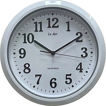 Часы настенные Lamer  GD362 белый  D33см