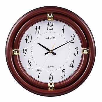Часы настенные Lamer  GD184001 коричневый  