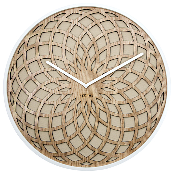 Часы настенные Nextime Sun large 3149BE бежевый   