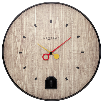 Часы настенные Nextime Nightingale Black 5220ZW черный  