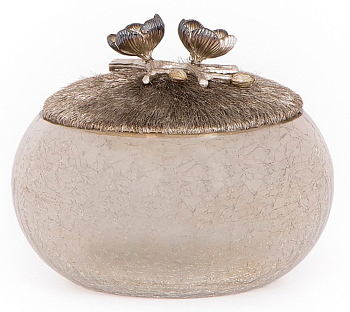 Чаша с крышкой Rhyton Nira 3230280 черный 14×10 см 