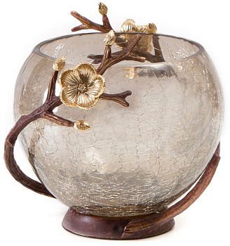 Чаша сервировочная Rhyton Marina 3230118 коричневый, золотой 13×12 см 