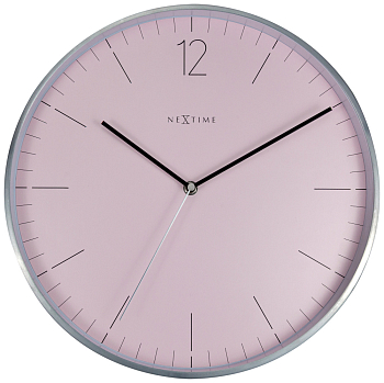 Часы настенные Nextime Essential silver 3254RZ серебро  
