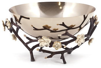 Чаша сервировочная Rhyton Marina 3210134 коричневый, золотой 34×17 см 