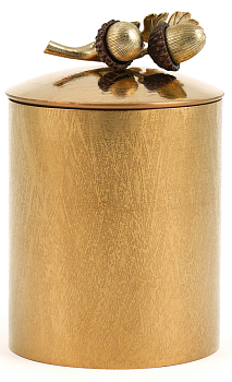 Банка для сыпучих продуктов Rhyton Oak 3210510 коричневый, золотой 10×15 см 