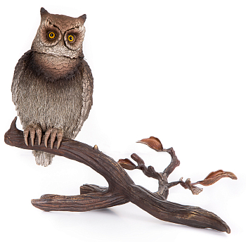Скульптура Rhyton Furry 3020031 Филин 16×14 см 