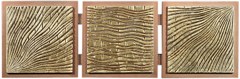 Панно Mart Gallery Новая Графика 1 OP16530AG золотой 50×50 см 