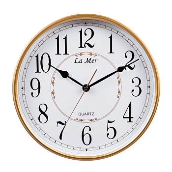 Часы настенные Lamer  GD181 золотой  