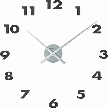 Часы настенные Nextime Small Hands 3074ZI серый  