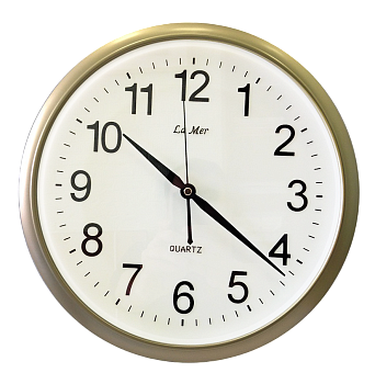 Часы настенные Lamer  GD055006  золотой  D30см