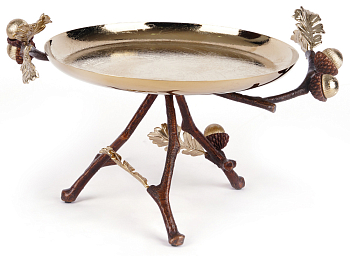 Поднос для выпечки Rhyton Oak 3210314 коричневый, золотой 25×20 см 
