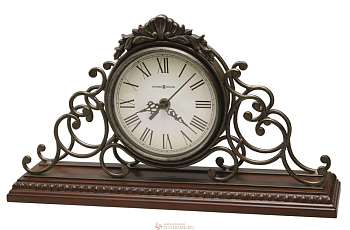 Часы настольные Howard Miller  635-130 вишня  Каминные часы с боем, кварцевый механизм 