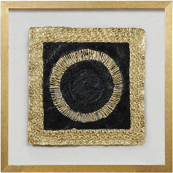 Панно Mart Gallery Бумажный замок 30210A круг золотой 60×60 см 
