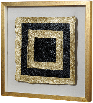 Панно Mart Gallery Бумажный замок 30210B квадрат золотой 60×60 см 