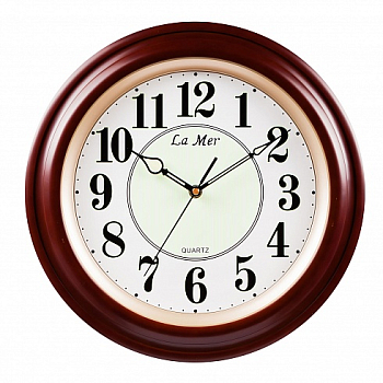 Часы настенные Lamer  GD051-1 коричневый  