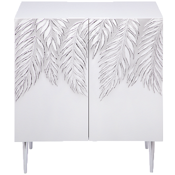 Комод Bogacho  11650  с 2-мя полками Тропик Стайл Сильвер Айс 80×90