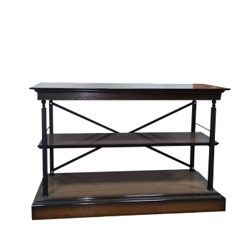 Стеллаж Bogacho  17125   Вернисаж 1 низкий Орех 57×85