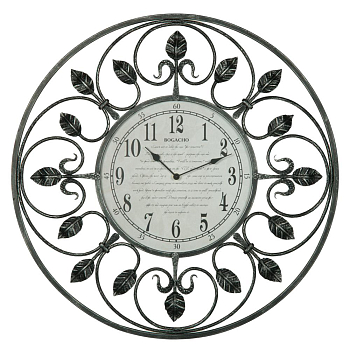 Часы настенные Bogacho London time 47008 Серебро малые 
