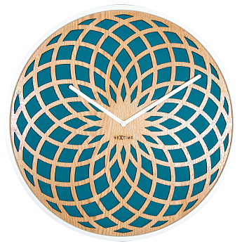Часы настенные Nextime Sun large 3149TQ белый  