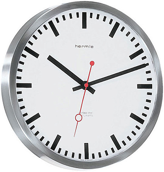 Часы настенные Hermle  30471-002100 серебро  