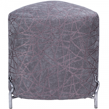 Банкетка Bogacho Авиньон 14033  MEDEYA silver-rose серебро 45×48