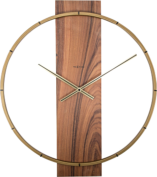 Часы настенные Nextime Carl 3195BR коричневый  