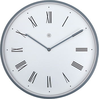 Часы настенные Nextime Duke 7329WI серый  