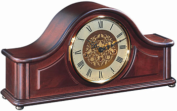 Часы настольные Hermle  21142-070340 красное дерево (махагон)  