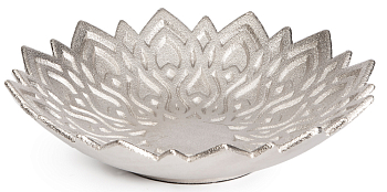 Чаша сервировочная Rhyton Maha 3222035 серебро 28×7 см 