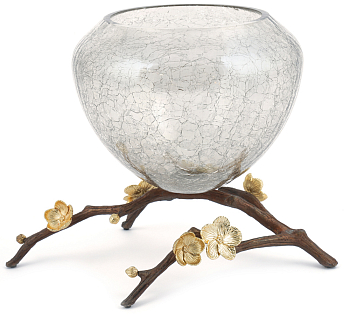 Чаша сервировочная Rhyton Marina 3230268 коричневый, золотой 30×23 см 