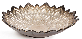 Чаша сервировочная Rhyton Maha 3222038 серебро 76×28 см 