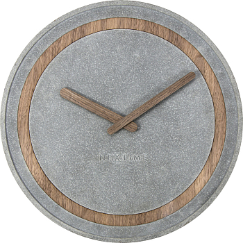 Часы настенные Nextime Concreto 3211 серый  
