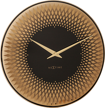 Часы настенные Nextime Sahara 8186CO черный  
