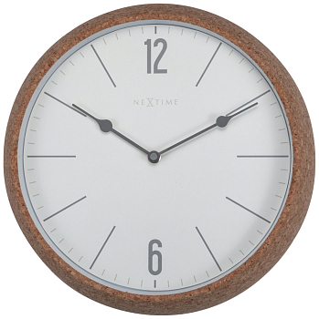 Часы настенные Nextime Corc 3509WI орех  