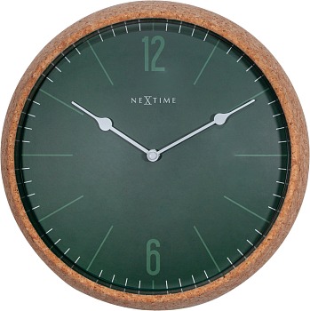 Часы настенные Nextime Corc 3509GN орех  