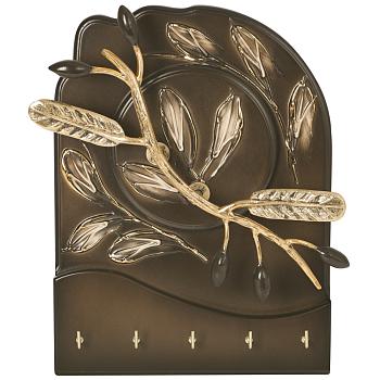 Ключница Bogacho Oliva Branch 71192  мини Орех 21×28