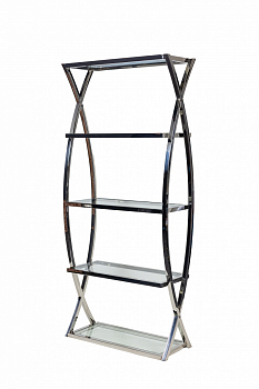 Стеллаж Baichuan  BA01-M100-12 Glossy silver серебро 90×200