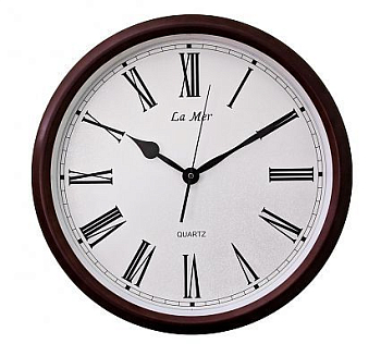 Часы настенные Lamer  GD340-1 коричневый  