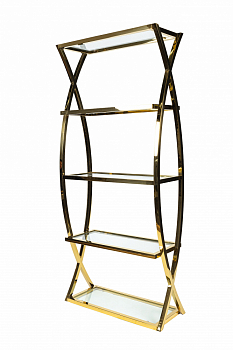 Стеллаж Baichuan  BA01-M100-01 Glossy gold золотой 90×200