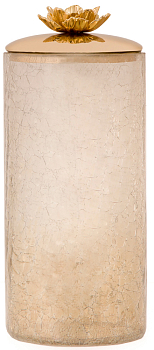 Банка для сыпучих продуктов Rhyton Mehr 3230092 золотой 10×24 см 
