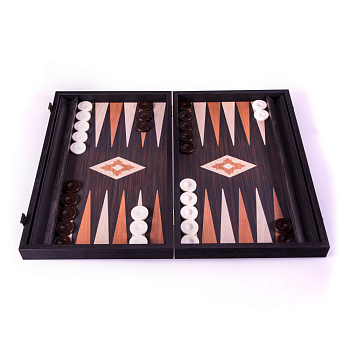 Нарды Manopoulos Backgammon BXL1VV с боковыми стойками венге 48×30 см 