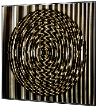 Панно Mart Gallery Отголосок 1 56451A серебряный, черный 60×60 см 