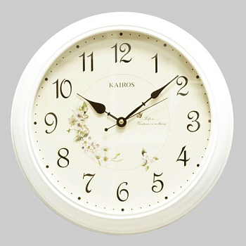 Часы настенные Kairos  KS-382 W белый  