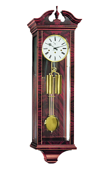 Часы настенные Hermle  70743-070351 красное дерево (махагон)  