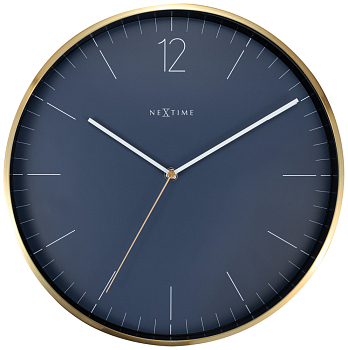 Часы настенные Nextime Essential Gold 3252BL золотой  