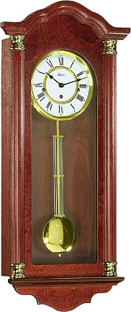 Часы настенные Hermle  70446-070141 красное дерево (махагон)  