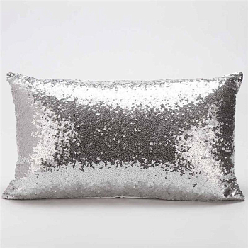 Декоративная подушка Eightmood 01024888081 TINSEL Серебро 45×27 см 