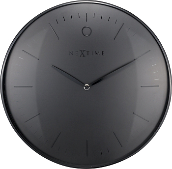 Часы настенные Nextime Glamour 3235ZW черный  D40см